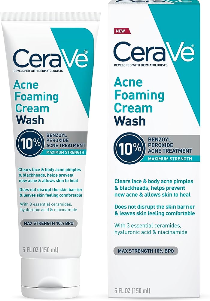 CeraVe Acne Foaming Cream Cleanser