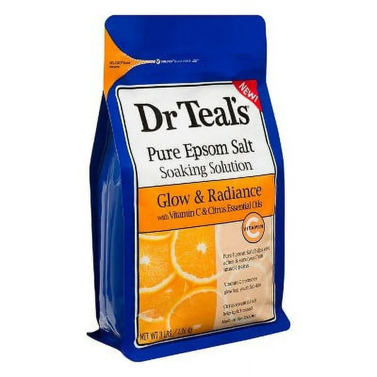 Dr Teal’s Glow & Radiance Pure Epsom Salt Soaking Solution 1.36kg