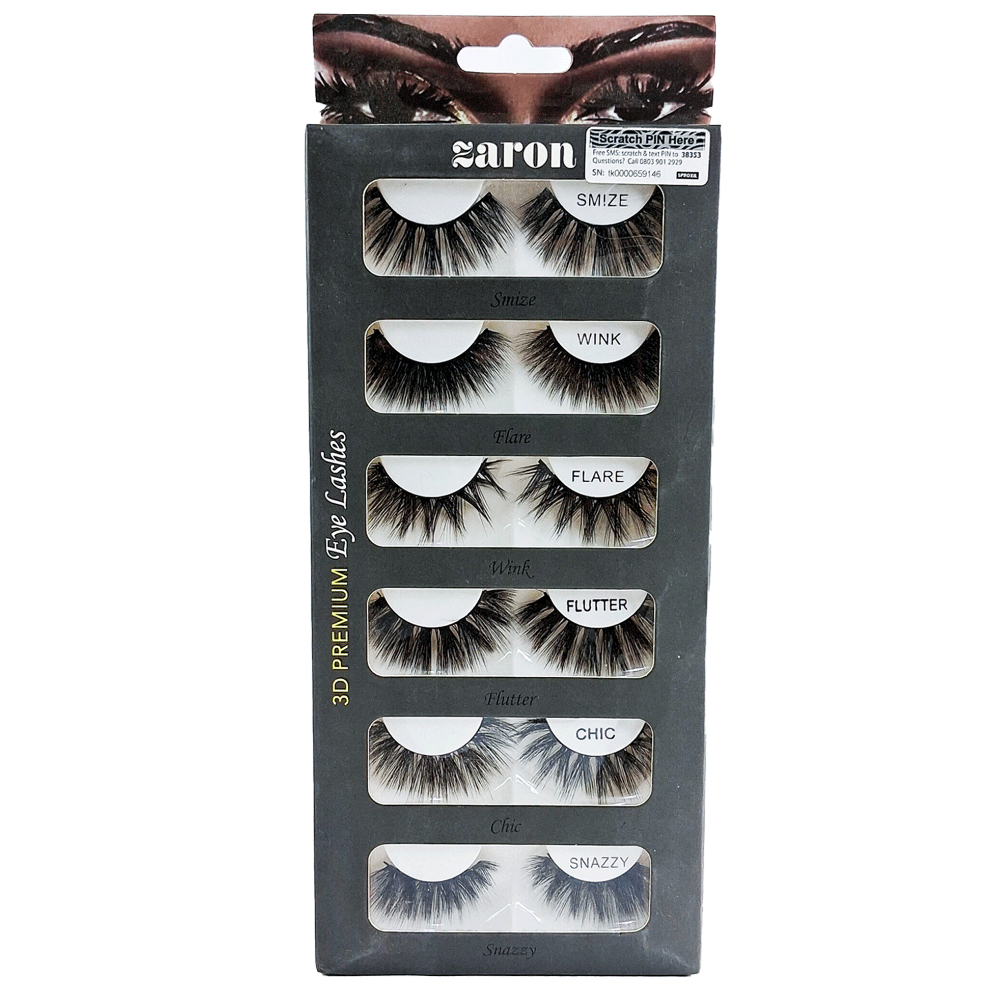 Zaron 3D Premium Eye Lashes